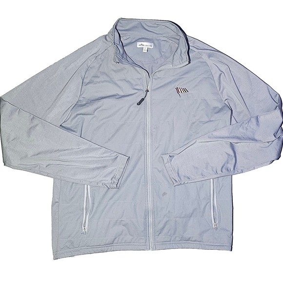 Peter Millar Other - Peter Millar Crown Sport Hyperlight Merge Golf Jacket Men’s MED Gray Full Zip